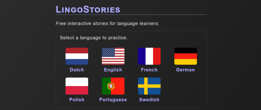 Building LingoStories: An Experimental Project for Language Learners Building LingoStories: An Experimental Project for Language Learners